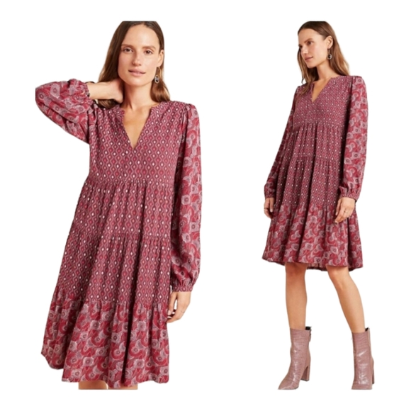 Anthropologie Dresses & Skirts - Maeve by Anthropologie Amber Tiered Tunic Small